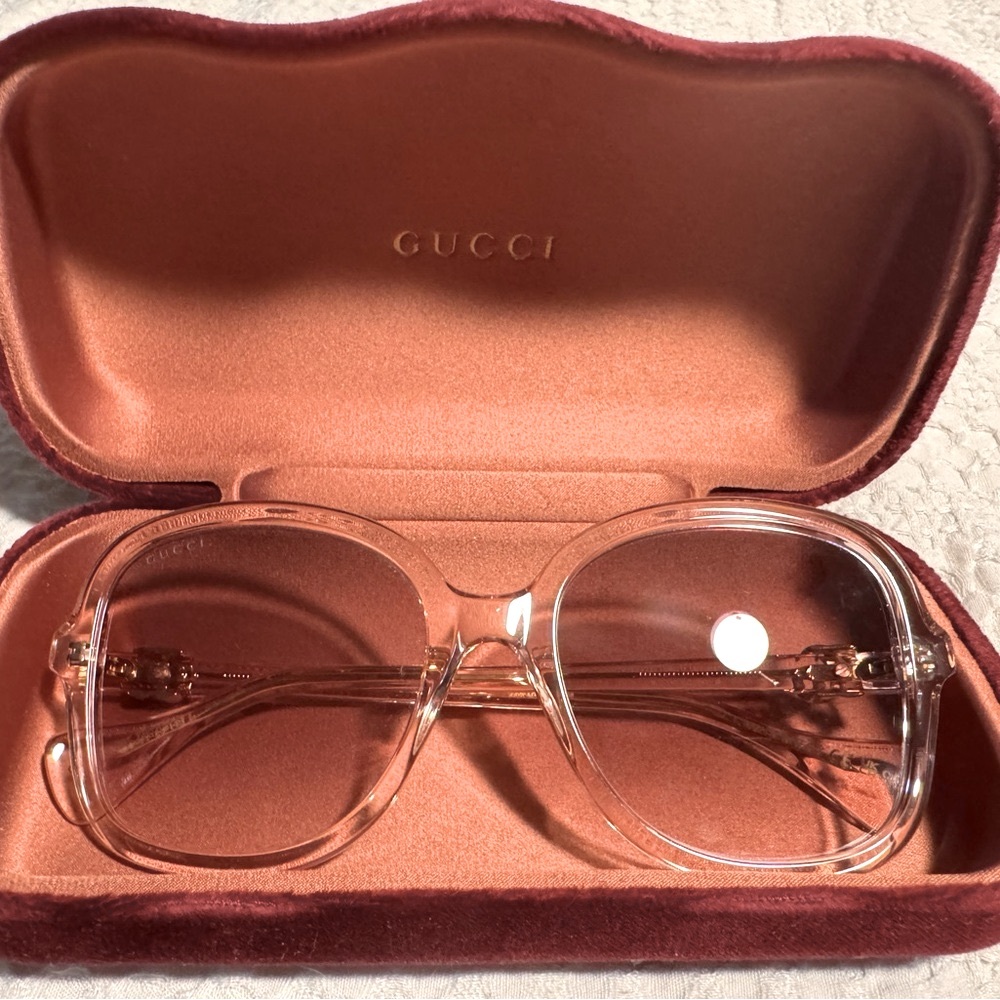 Gucci  56mm Butterfly Sunglasses